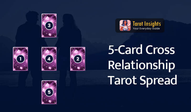 5-Card Cross Relationship Tarot Spread