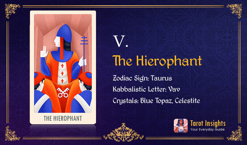 The Hierophant Love Tarot Card